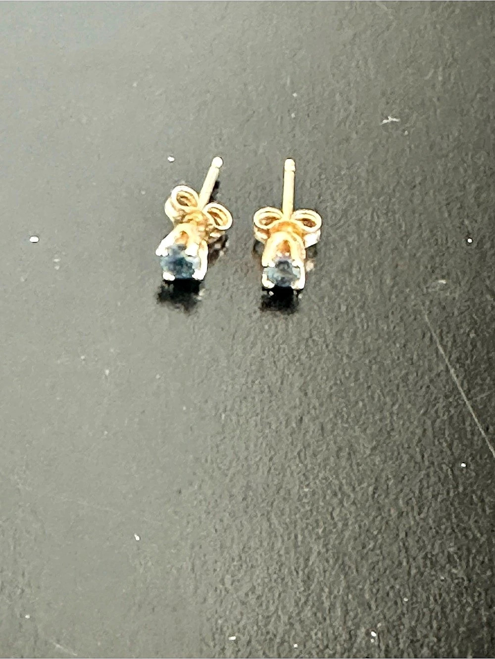 Blue/Gray Stud Earrings